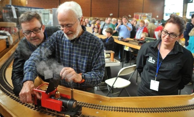 Mise en chauffe d'une locomotive